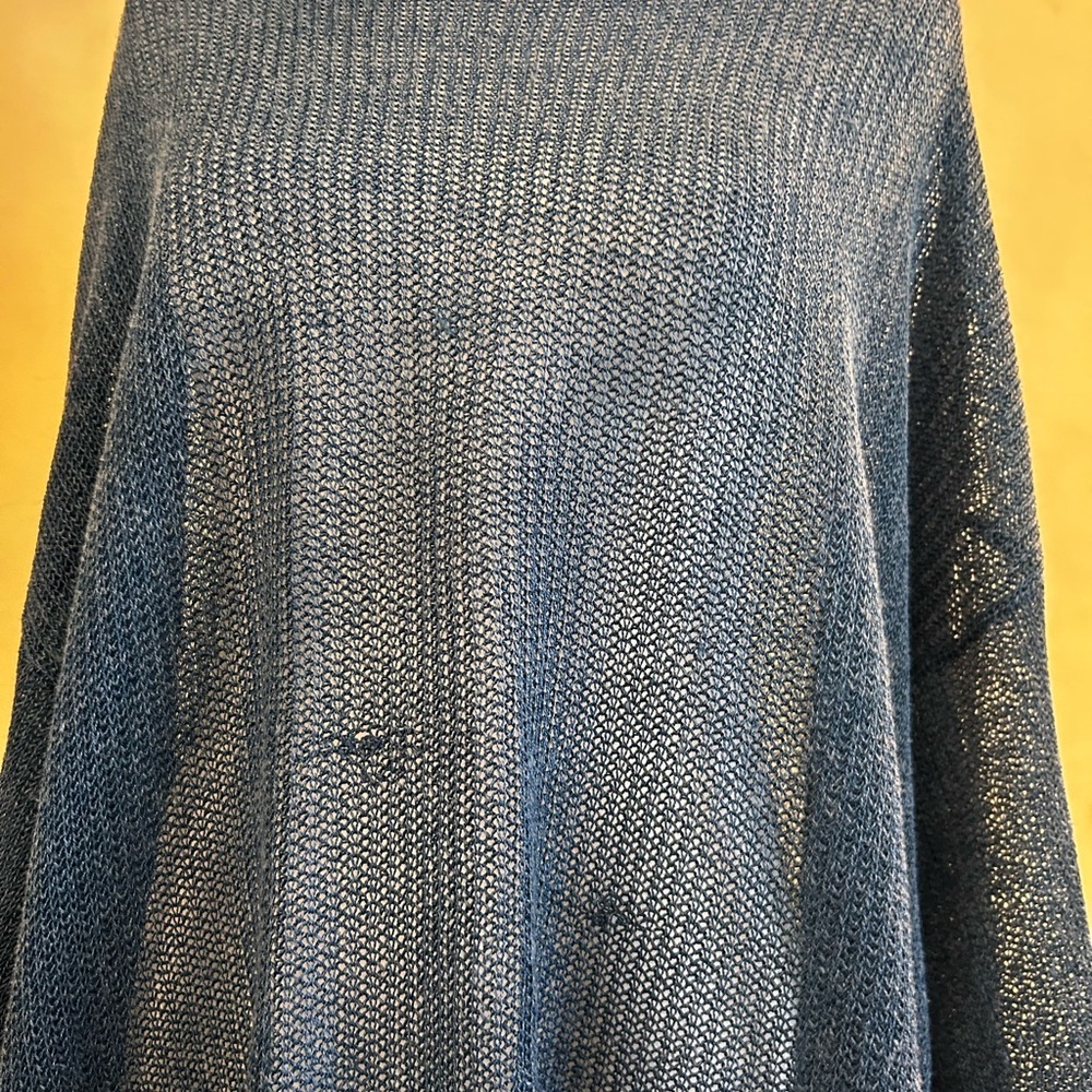 JJill open knit Women's Navy Sweater 2x - Picture 11 of 11